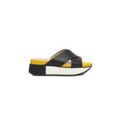 Cerruti 1881 Black Calfskin Women Sandal -   -  Cerruti 1881.